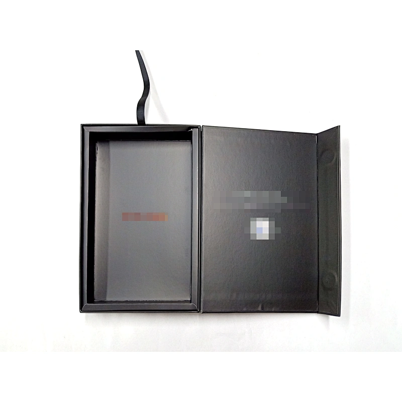 Customization Black Matte Rigid Book Shape Magnetic closure promotion Gift Folding Box