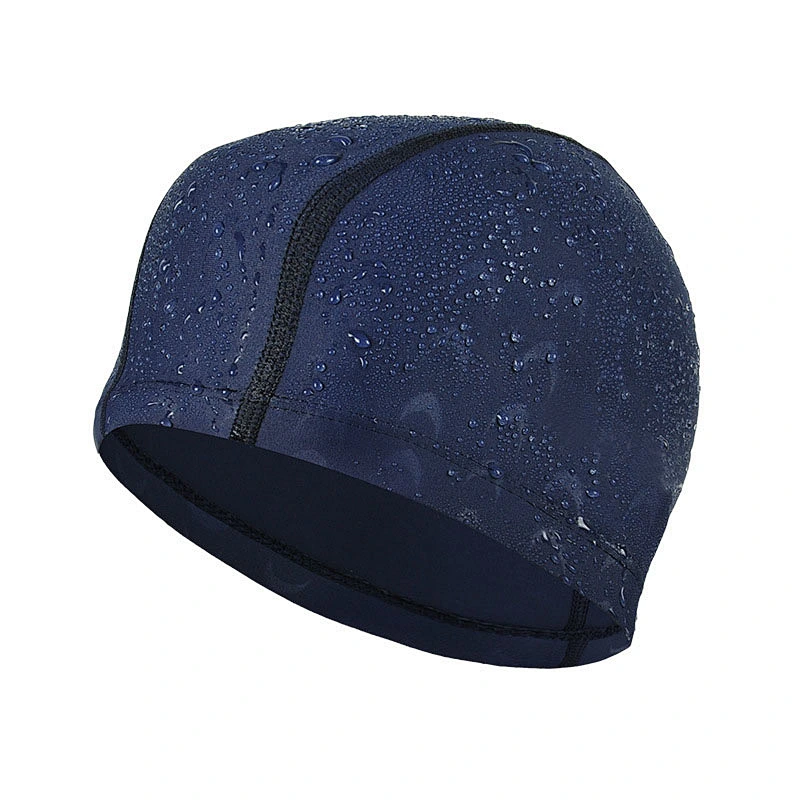 Promotional Custom Logo Cheapest Custom Logo Lycra Swimming Cap Nylon Spandex Swimming Hat