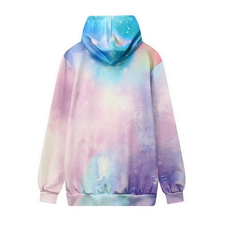 Custom OEM brand promotion Best Quality 3D Printing Design Fashion Tie Dye Hoodies