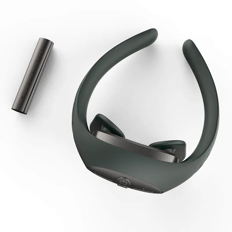 Custom logo WirelessPortable mini USB pulse neck massager with heat rechargeable neck massager
