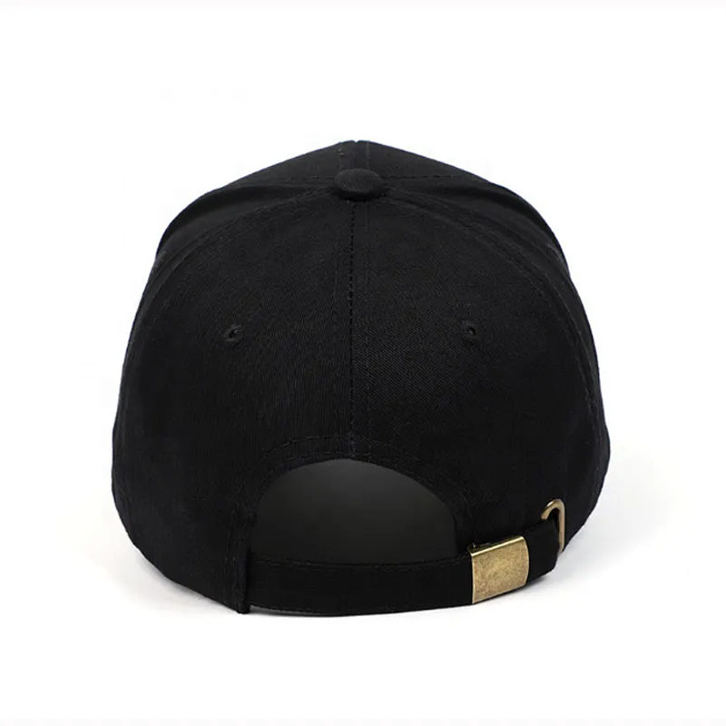 Corporate&event Promotional items  custom logo 100% cotton 6 panel structured sport snapback hats  metal buckle  baseball caps