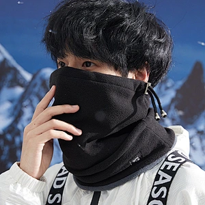 Custom adjustable ear loop winter tube scarf fashion winter warmer multi-function sport neck gaiter polar scarf bandana
