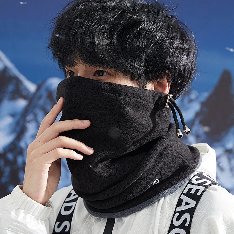 Custom adjustable ear loop winter tube scarf fashion winter warmer multi-function sport neck gaiter polar scarf bandana