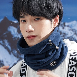 Custom adjustable ear loop winter tube scarf fashion winter warmer multi-function sport neck gaiter polar scarf bandana