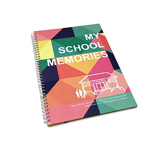 High quality personalized cardboard hardcover notebook custom  Advertisement promotion spiral hardcover notebook