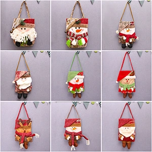 High quality creative Christmas handbag Christmas decoration small gift bag candy bag