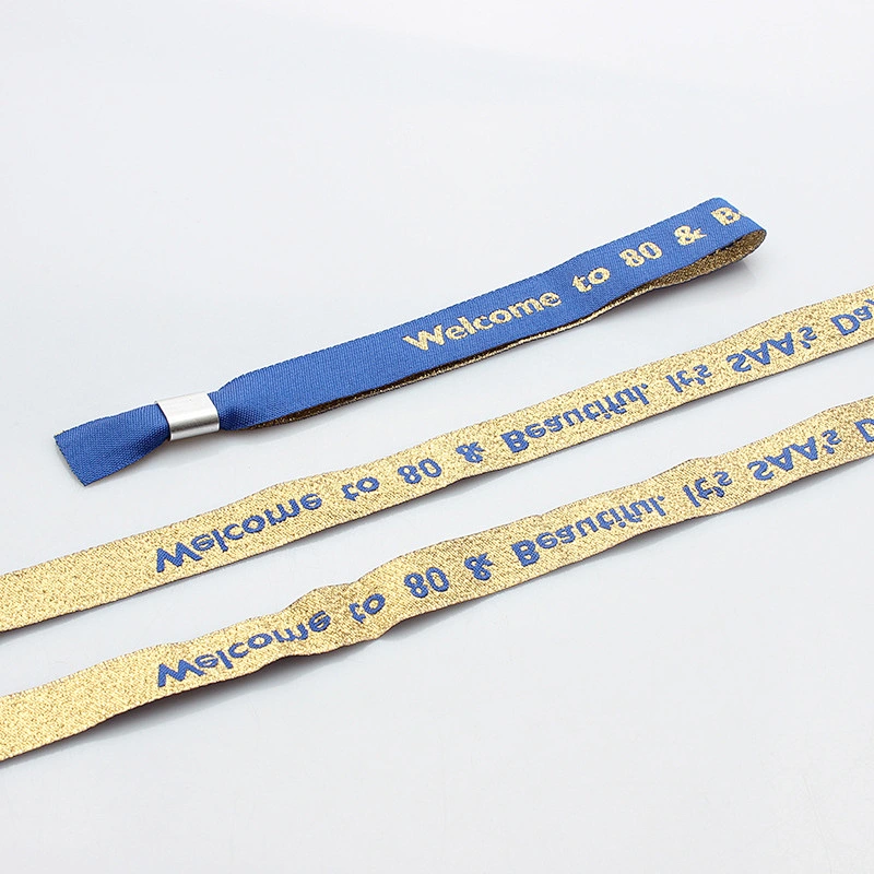 Wholesale fashion high quality custom polyester fabric TV & Movie Character Europe Business Gift wristband