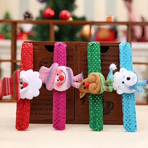 Hot style Christmas decorations supplies cloth ring patting circle hand ring Christmas party