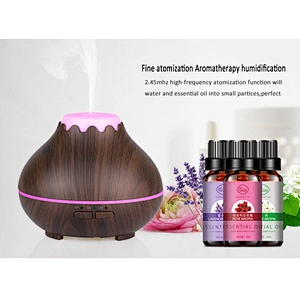 aroma diffuser wood grain ultrasonic aromatherapy aroma diffuser 7 Color Led Essential Oil Diffuser air humidifier
