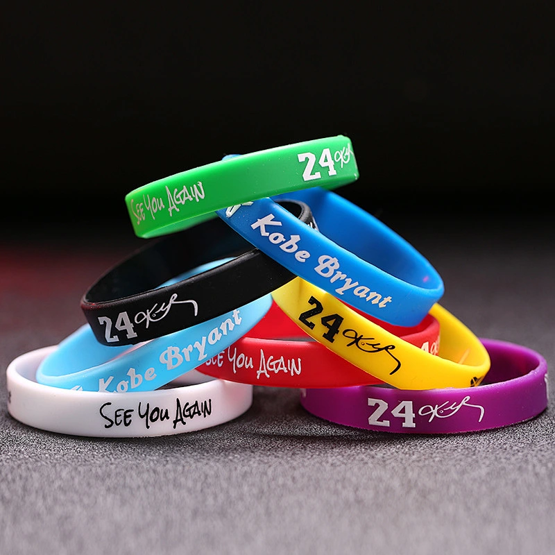 Custom logo Sport  recycled hand silicon wristband  wholesale gym advertising promotion silicon  wristband