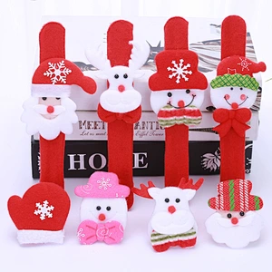 Christmas Children Gift Decor Patting Circle Wristband  Decoration  Gift New Year Kids Party Toys