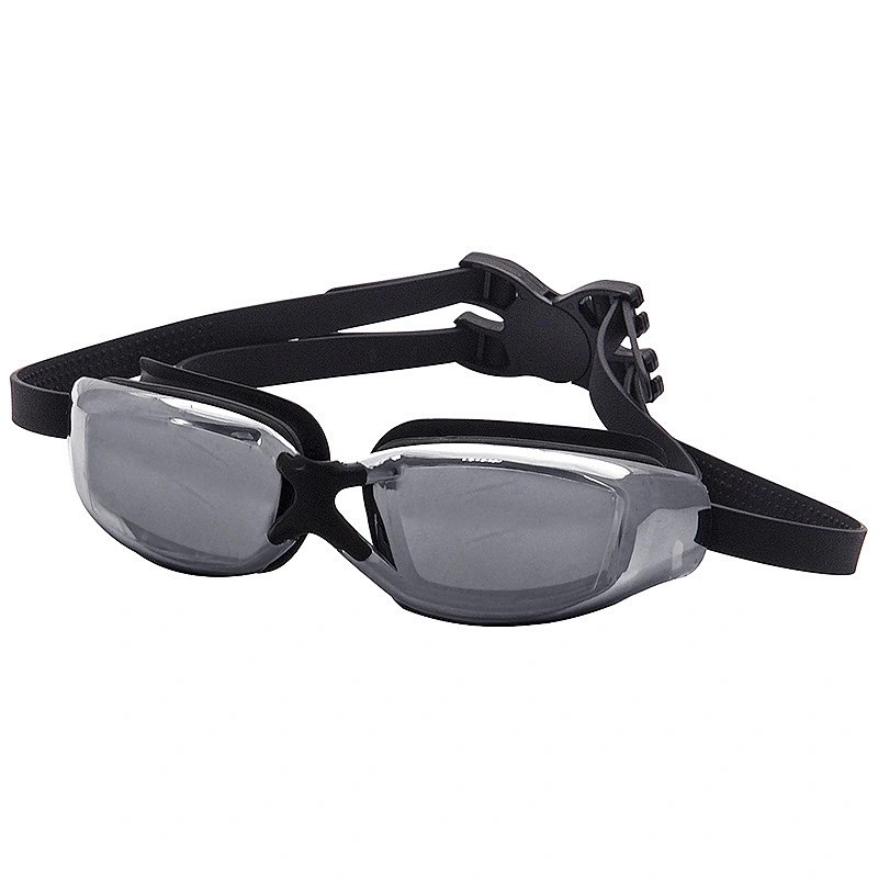 Custom factory wholesale new design fashionable waterproof swimming goggles adult wide-vision men women swim goggle