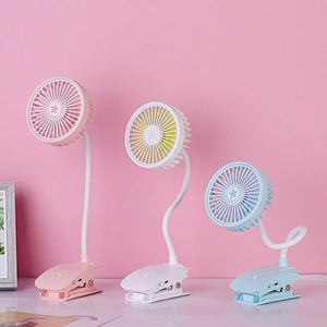 2020 hot sale Factory wholesale price Oscillating clip fan New Foldable mini  clip fan portable rechargeable  usb car mini  fan