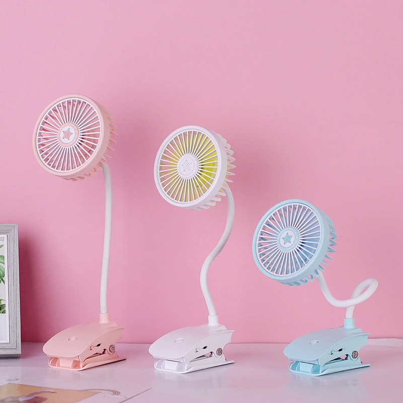 2020 hot sale Factory wholesale price Oscillating clip fan New Foldable mini  clip fan portable rechargeable  usb car mini  fan
