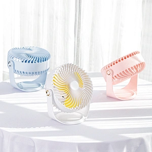 2020 hot sale Wireless portable mini fan USB  Desk rechargeable  360 degree free rotation use home office mini fan