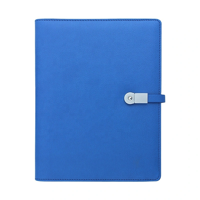 Customized usb flash drive creative Charging Pad notepad imitation leather conference office notebook built-in power supply