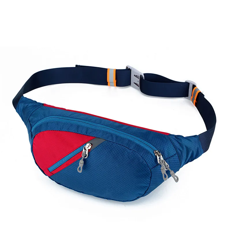Multi functional outdoor mobile phone bag men's and women's casual sports chest bag diagonal large running fashion Fanny bag