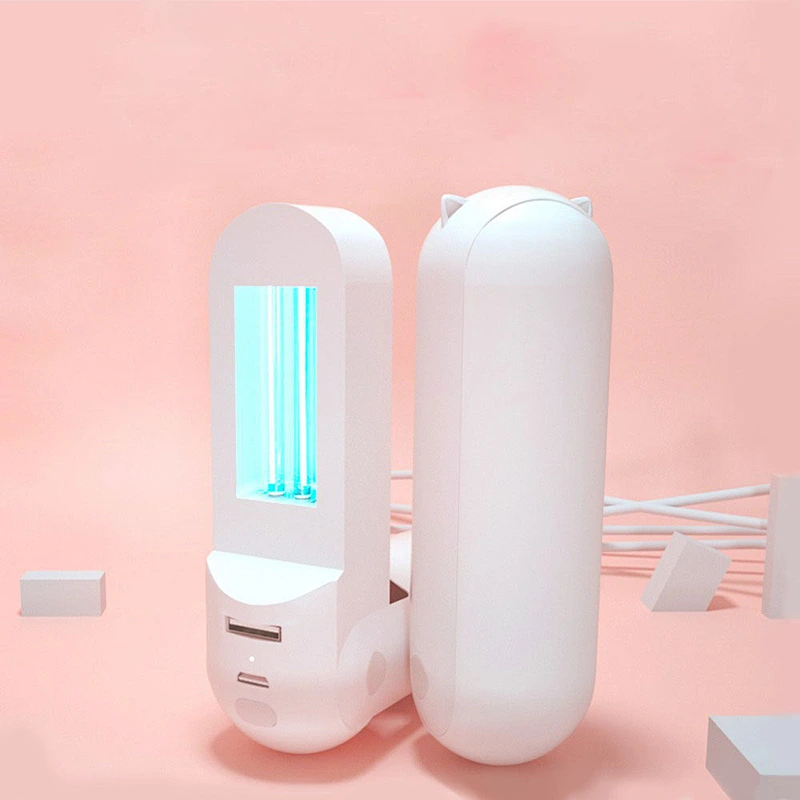 Portable ozone uv sterilizer ozone disinfection Wireless Charger uvc Handheld sterilizer