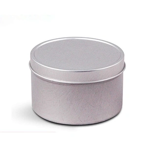 New Arrival Tin Box with Metal Wooden Lid Scented Candle Jar Mini Storage Tin Jar Candles Holder Empty Container