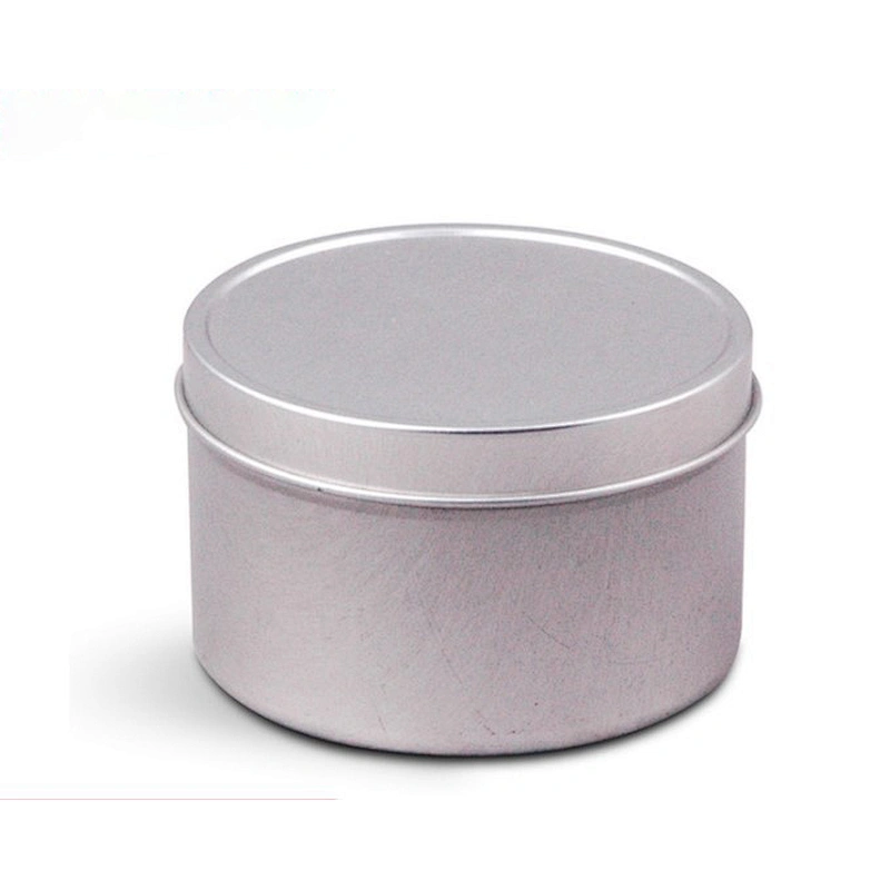 New Arrival Tin Box with Metal Wooden Lid Scented Candle Jar Mini Storage Tin Jar Candles Holder Empty Container