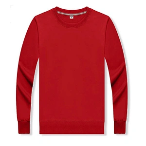 High quality Custom logo Cotton Spandex Men print plain blank long sleeve  sweatshirts crewneck pullover  unisex men women