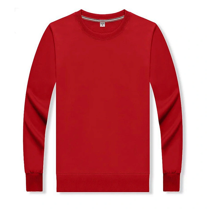 High quality Custom logo Cotton Spandex Men print plain blank long sleeve  sweatshirts crewneck pullover  unisex men women