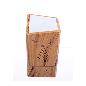 200ml LED aromatherapy diffuser ultrasonic essential oil humidifier wood grain scented humidifier essential oil diffuser