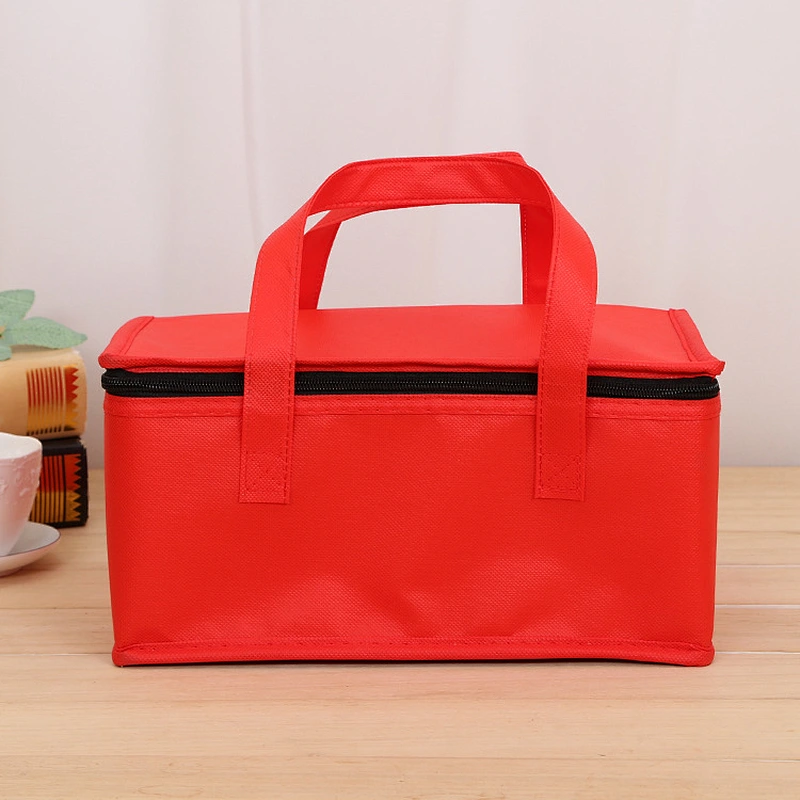 Non-woven insulation bag customized LOGO company publicity portable ice bag food and cake delivery insulation bag