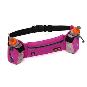 Outdoor running Fanny pack multi-function double water jug cup mountaineering sports small mobile phone Fanny bag
