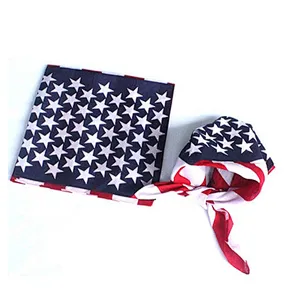 Fashion custom made multifunctional motorcycle cotton printed fabric western bandanas