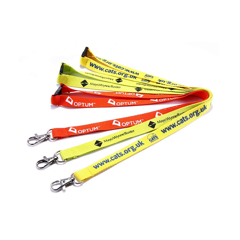 Promotional gifts Custom Polyester Lanyard With Logo ID Badge Key Holder Chain  Printed Neck Lanyard