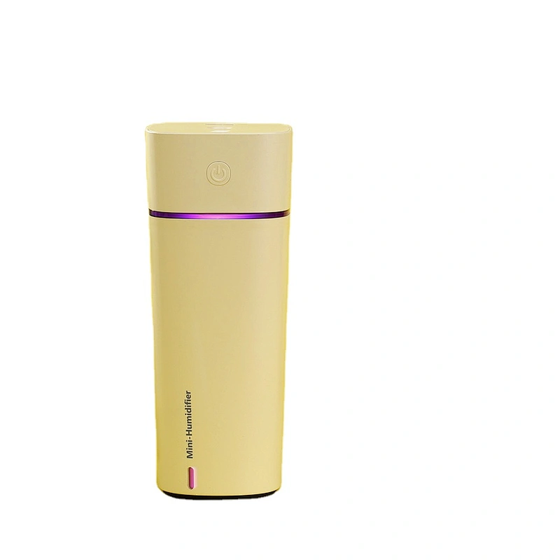 Newly design Rechargeable USB Wireless  led fan  mini air humidifier For Car Air Humidifiers
