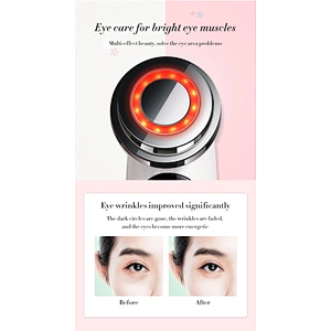 Rechargeable Ultrasonic facial massager cleaning exfoliating galvanic facial massager
