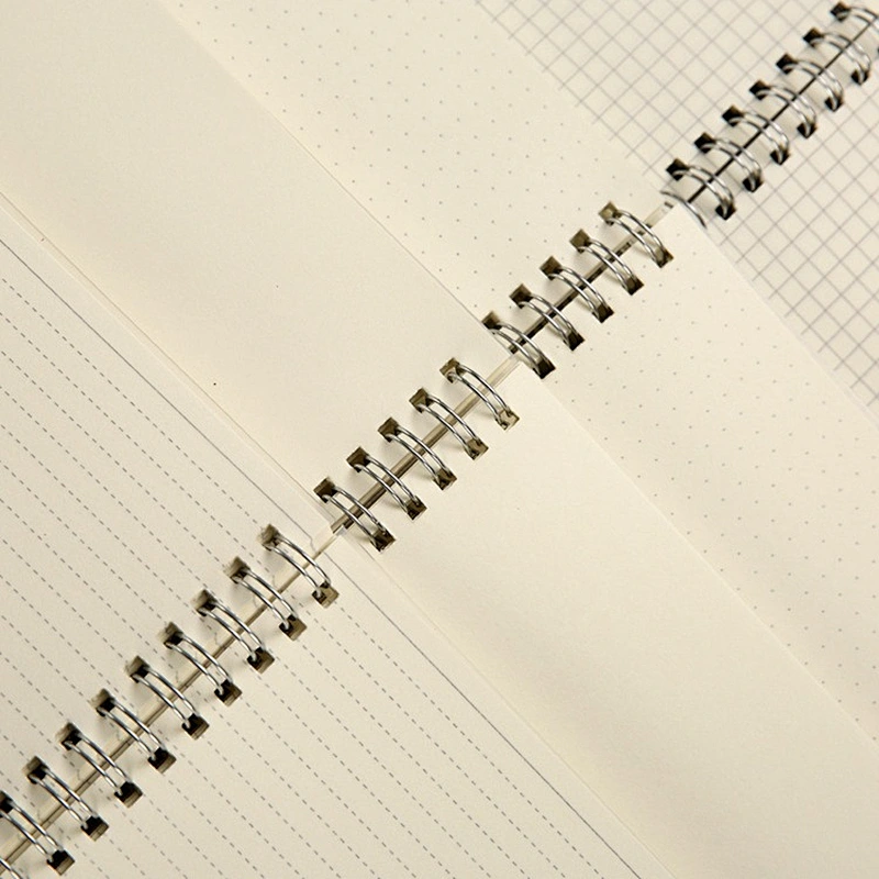 Soft Plastic Cover Simple Notepad Cheap Promotional Advertising Gift A5/B5/A6 Multi-size Coil Spiral Notebook