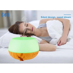 custom  7 Colors LED wireless mobile remote music aroma diffuser  essential oil 300ml  ultrasonic atomizer fragrance  humidifier