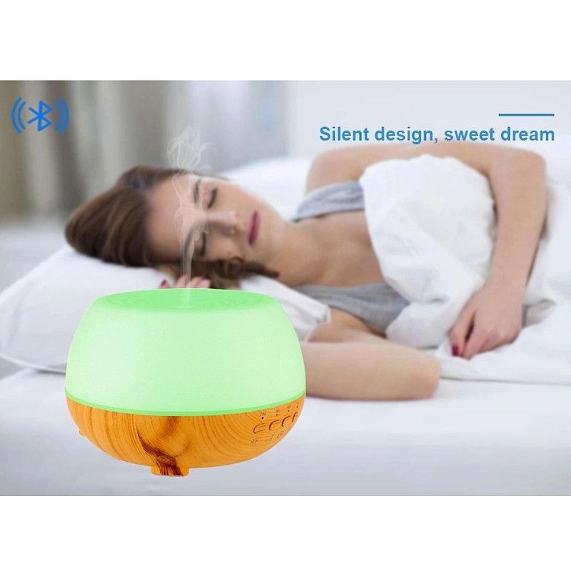 custom  7 Colors LED wireless mobile remote music aroma diffuser  essential oil 300ml  ultrasonic atomizer fragrance  humidifier
