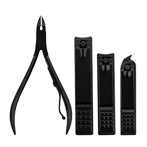 Professional Custom Logo Pedicure Nail Edge Cutter Stainless Steel Manicure Set Tool For Girls