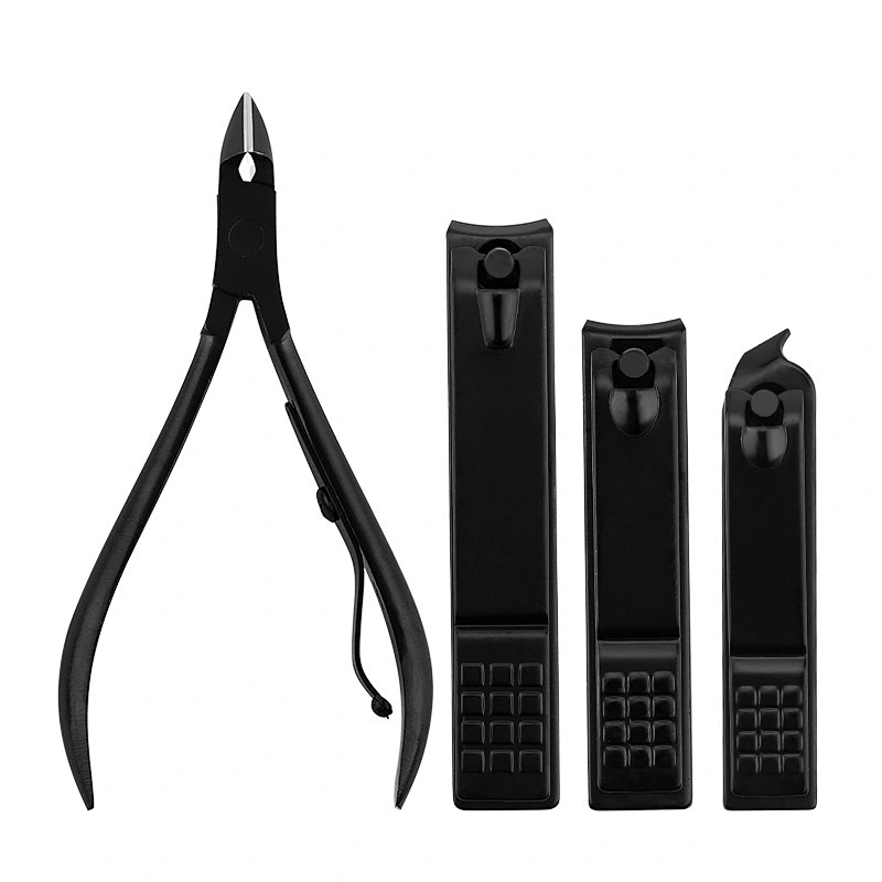 Professional Custom Logo Pedicure Nail Edge Cutter Stainless Steel Manicure Set Tool For Girls