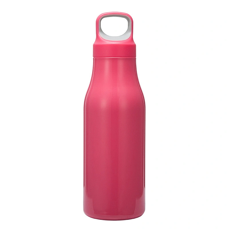 Sports thermal cup men and women simple portable outdoor fitness bottle with crew lid double wall 304 stainless steel
