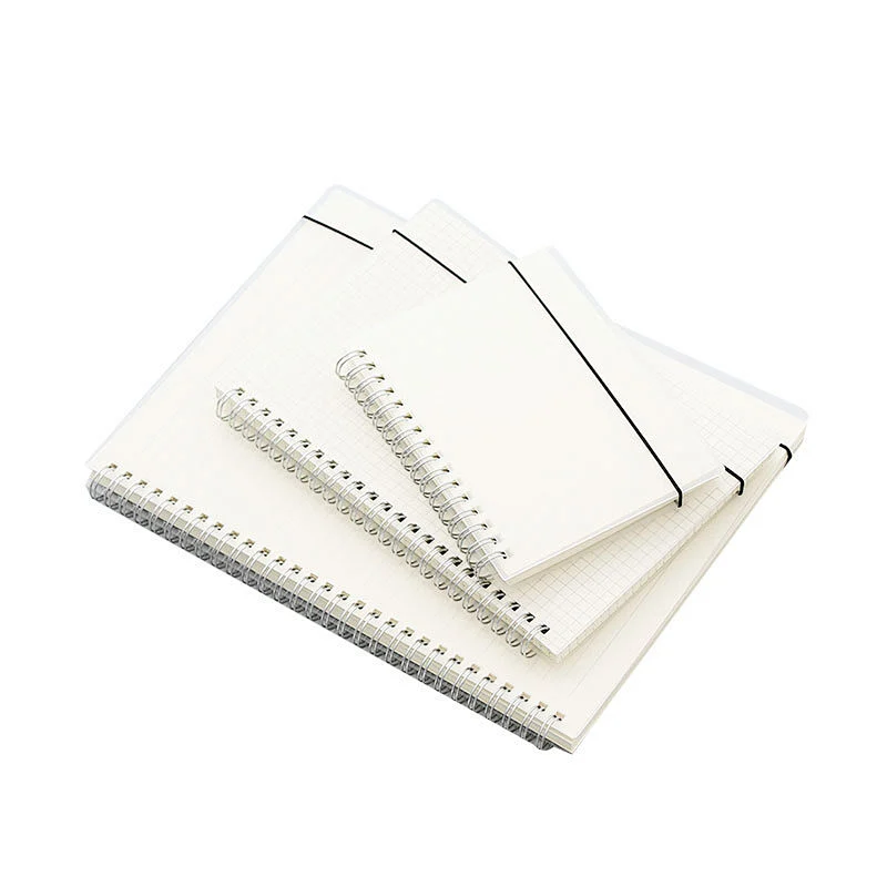 Soft Plastic Cover Simple Notepad Cheap Promotional Advertising Gift A5/B5/A6 Multi-size Coil Spiral Notebook