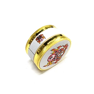 custom logo Factory wholesale Hot Sale smoking accessories tobacco herb weed grinder gold color spice Herb grinders
