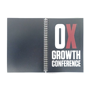 Custom Hot sale  2021 school & office supplies transparent pvc cover a5 spiral Notebook   Writing  Notebook