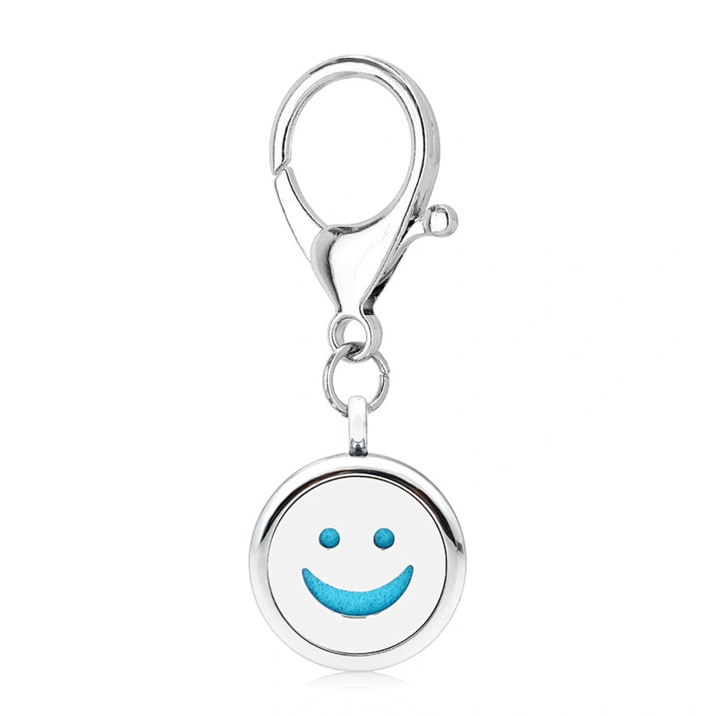 Hot selling Fashion Metal zinc Alloy Stainless steel Life tree Diffuser Keychains Nickle Free