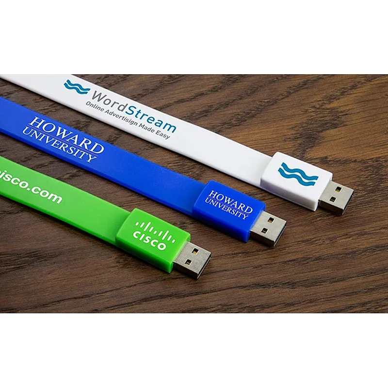 Hot Sale fashion custom logo Promotion Silicone wristband USB 8GB 16GB 2.0 usb flash drive  wristband