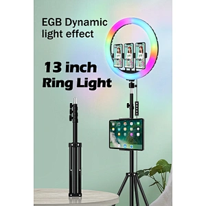 Hot sale 13 inch LED selfie  ring light  remote control tripod stand  video switchable ring light