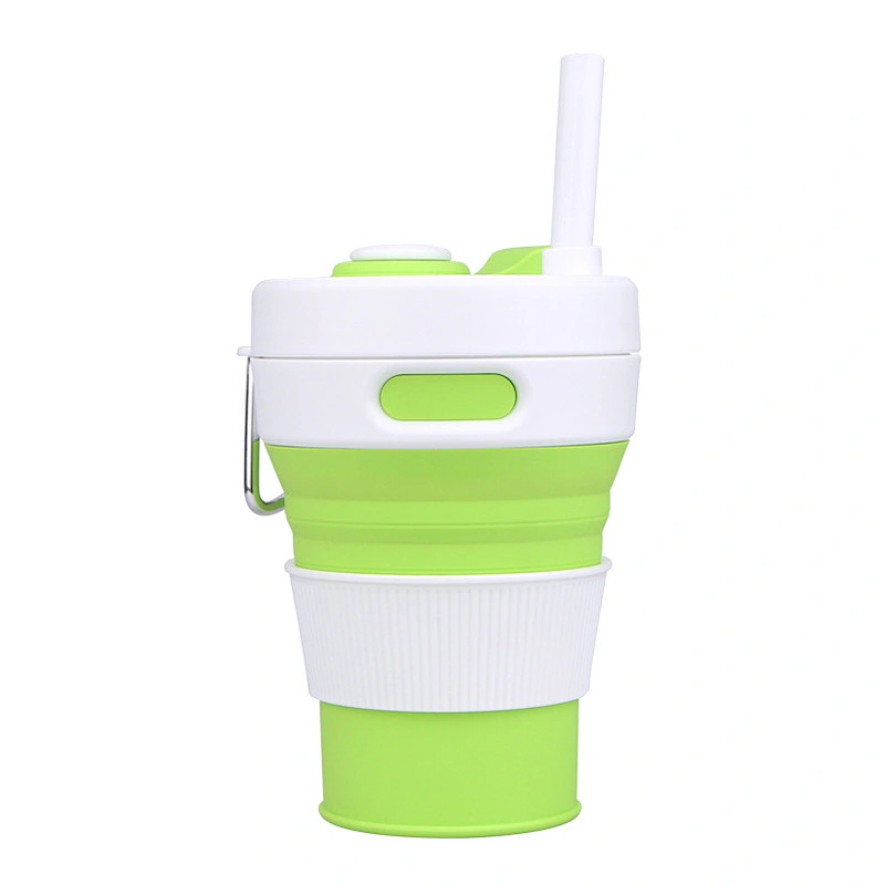 Promotional gift Food grade Multi-functional Personalized Custom Logo Collapsible Silicone Smart Shaker Water Bottle