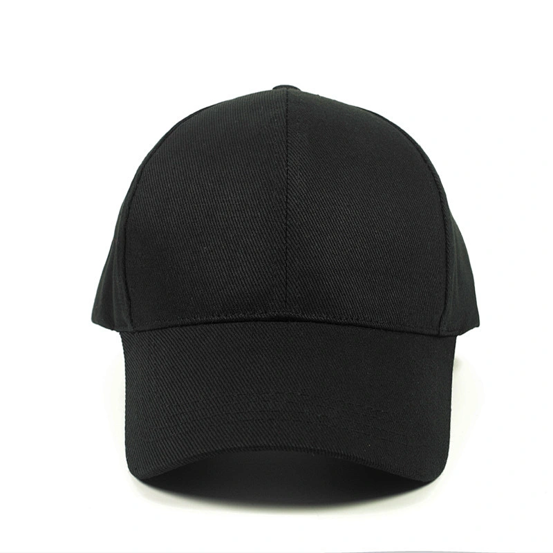 Custom logo sports Cotton hat mens solid color 6 panel baseball hat Wholesale Unisex  Baseball hat