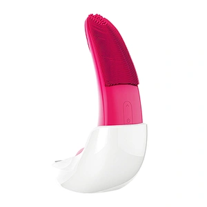 Wireless Multispectral wave Face exfoliating brush Silicone  rechargeable face cleaner machine