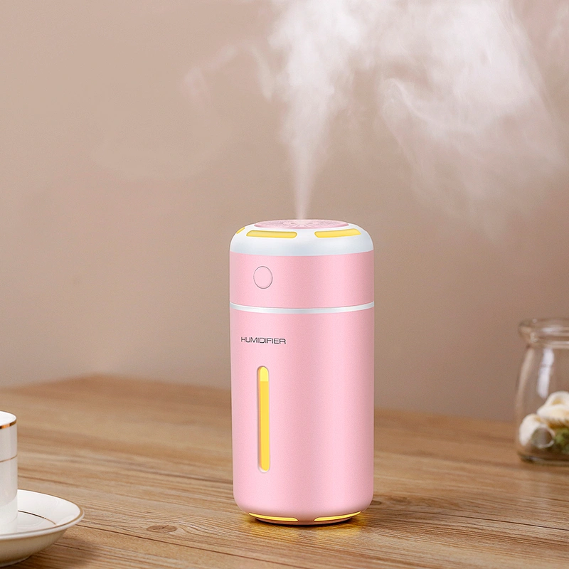 Air humidifier portable  Handheld Indoor Atomizer  USB 7Color LED lamp misting car air humidifier