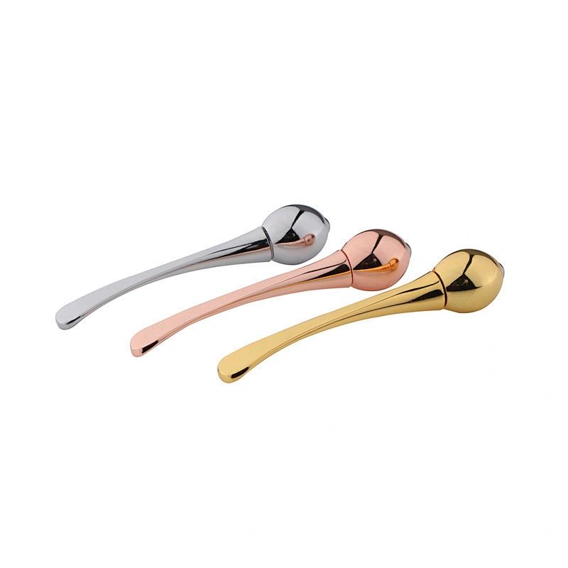 High Quality Custom Promotional Gifts Cosmetic Eye Cream Massage Spatula Roller Zinc Alloy Face Mask Spoon